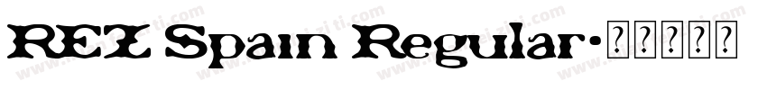 REZ Spain Regular字体转换